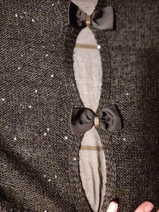 Jersey negro con lentejuelas