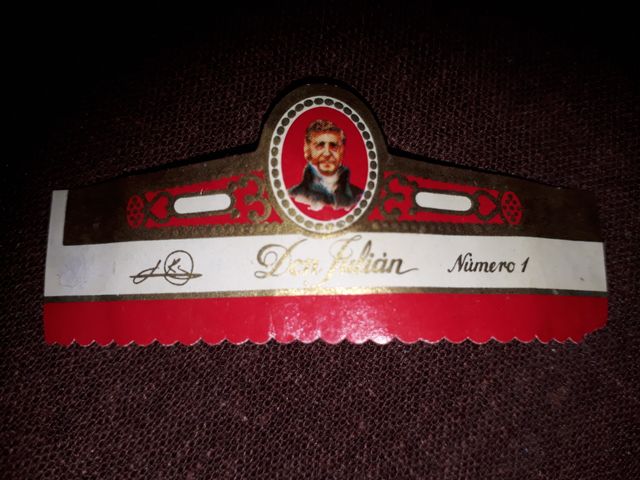 DON JULIAN NUMERO 1 ANTIGUA BITOLA CON FIRMA