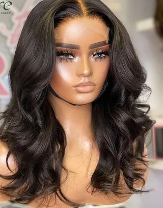 Cabello humana peluca 