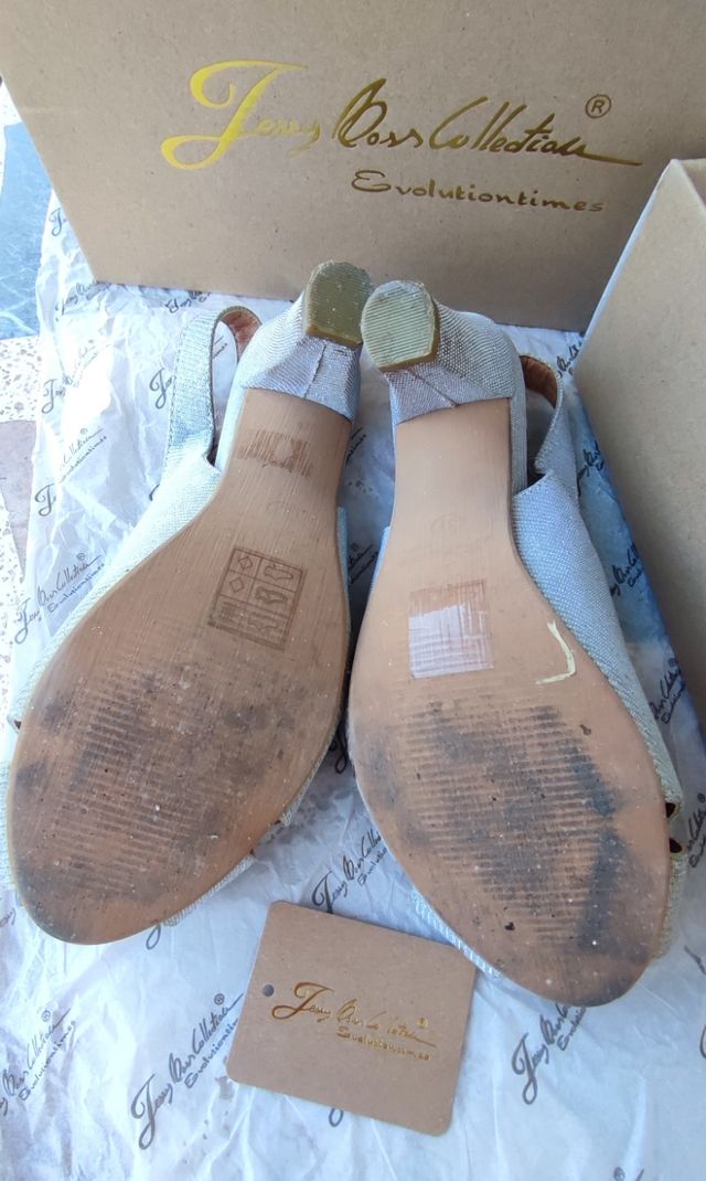 Sandalias tacón mujer