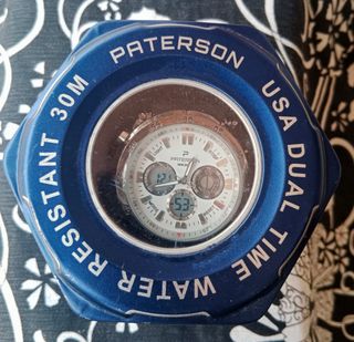 Nuevo Reloj Paterson Cronógrafo Negro, para Hombre