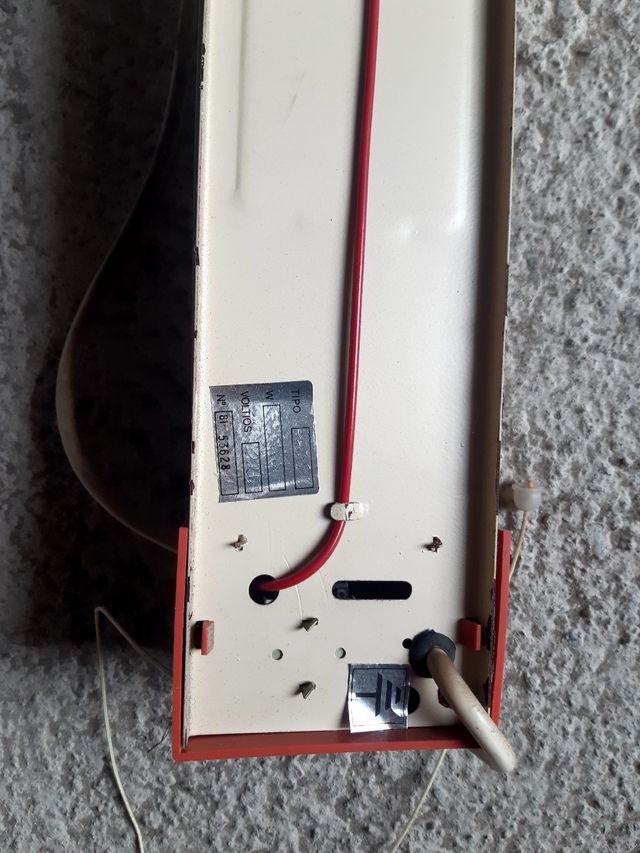 Estufa de resistencia.