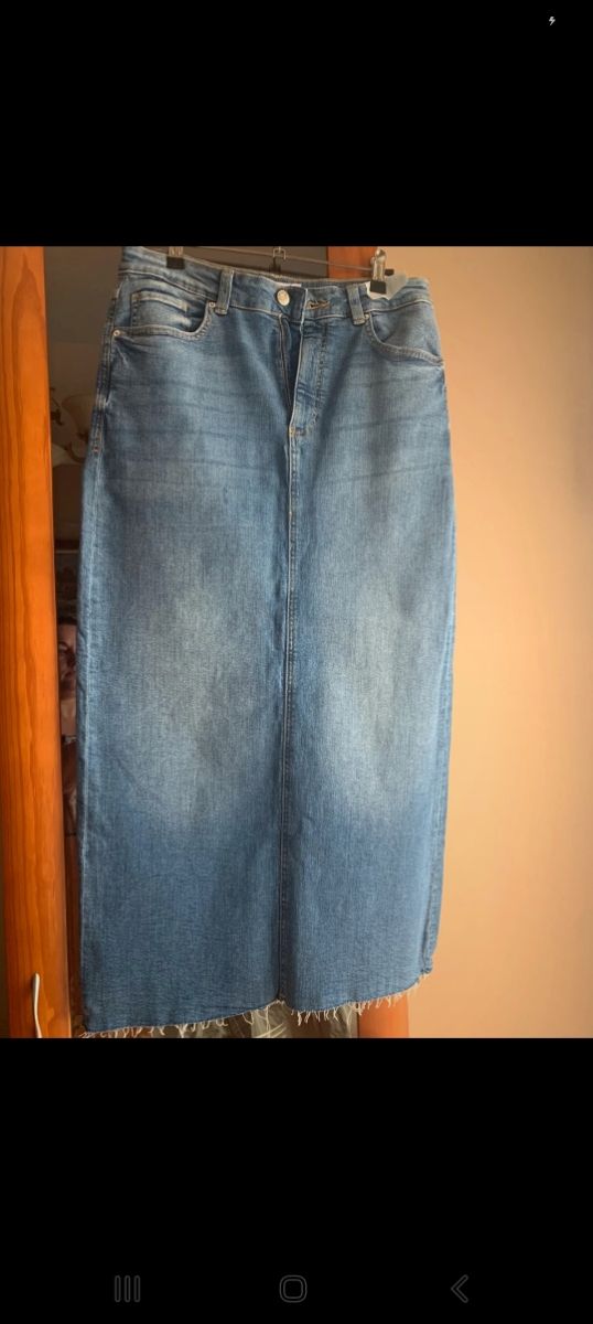 Falda vaquera Bershka