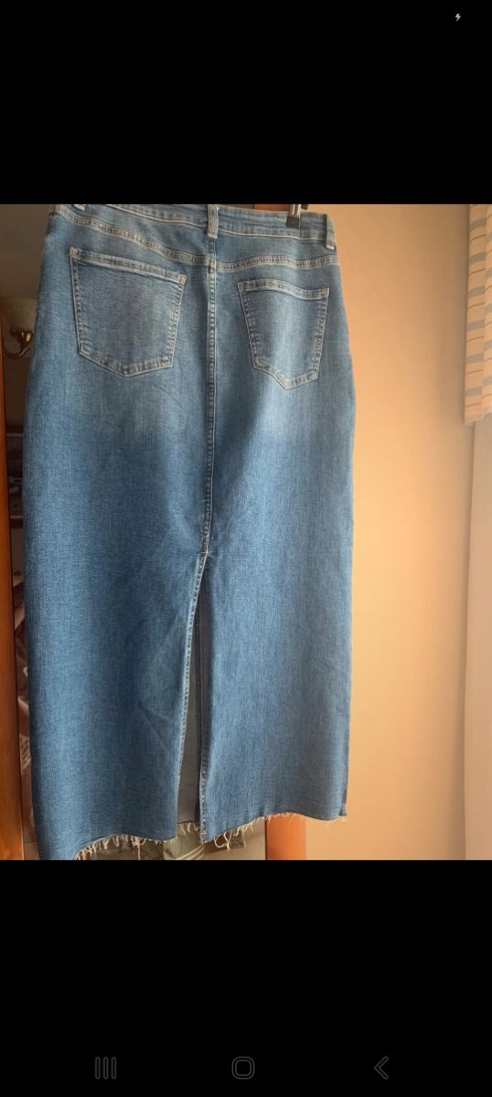 Falda vaquera Bershka