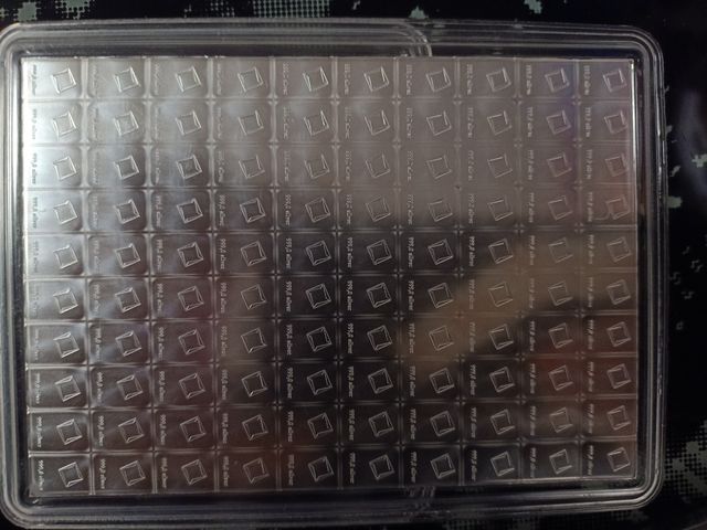 Combibar de 100 gr/ Moneda de plata VALCAMBI