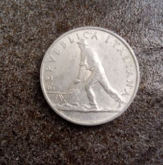 Moneta 2 lire 1950 raro