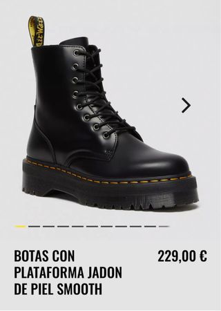BOTAS CON PLATAFORMA JADON DE PIEL SMOOTH