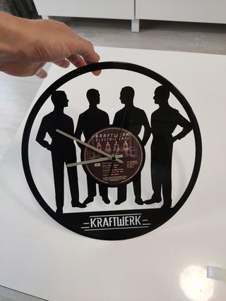 Reloj disco de vinilo Kraftwerk