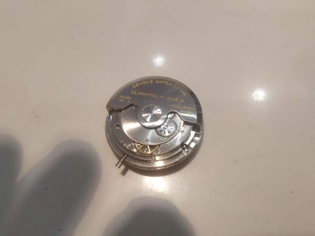 Reloj "Benrus ***" autom 50's Cal. CF 1 (ETA 1256)