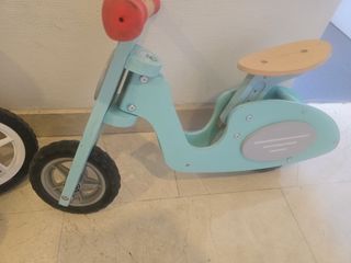 Moto madera niño niña