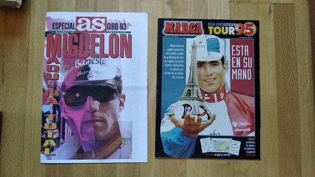DOS ESPECIALES MIGUEL INDURAIN - GIRO 93 Y TOUR 95