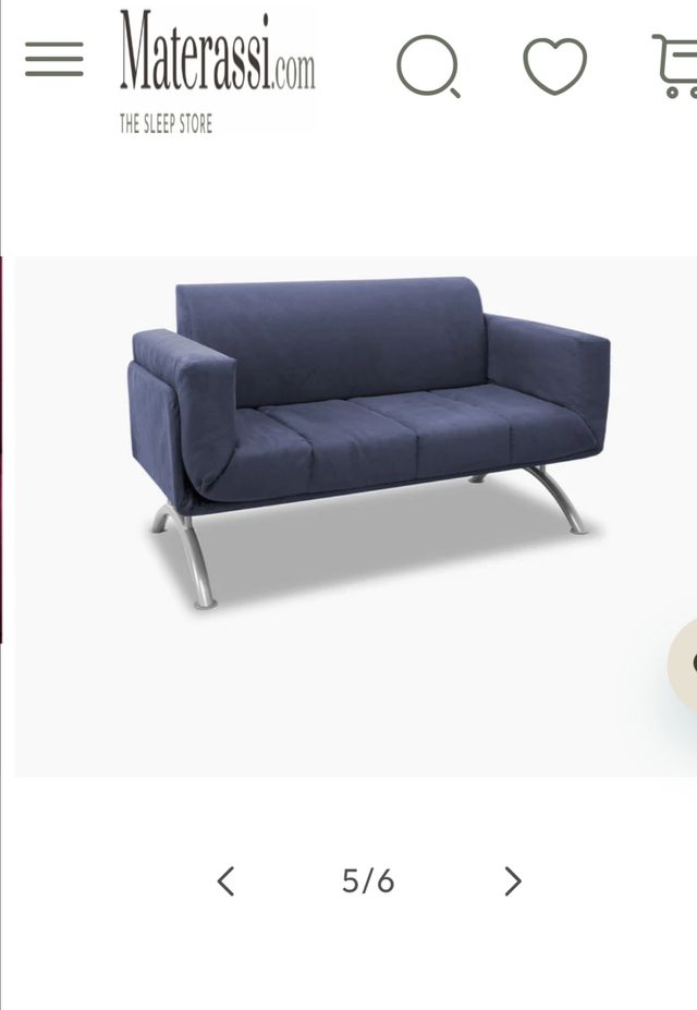 Divano 2 posti/letto singolo