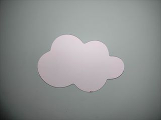 Luz quitamiedos nube madera pared