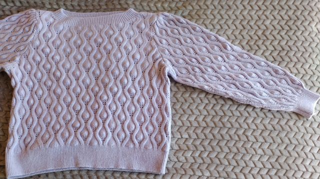 Suéter jersey lila talla M Mango lana