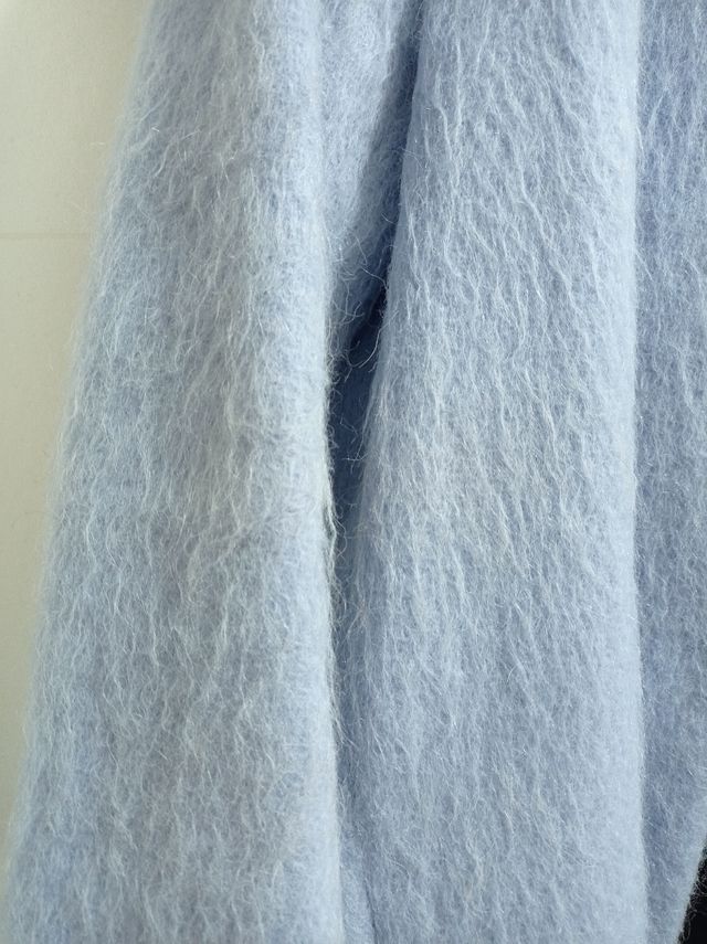 Abrigo zara efecto pelo