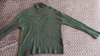 Suéter jersey lana fina suave talla S