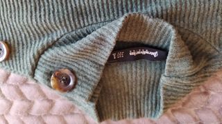 Suéter jersey lana fina suave talla S