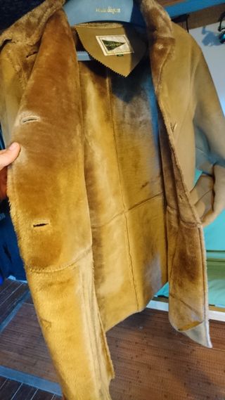 Abrigo de ante El corte inglés