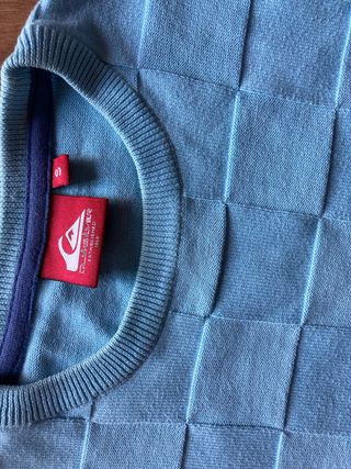 jersey fino azul chico talla s quiksilver