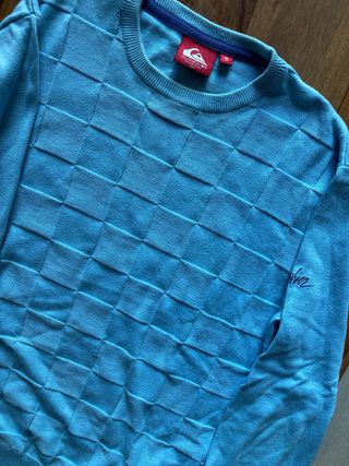 jersey fino azul chico talla s quiksilver