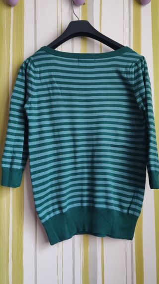 Jersey mujer rayas verdes Springfield