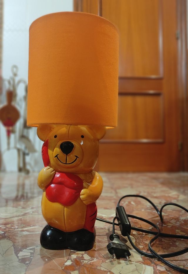 Lampara mesita infantil oso