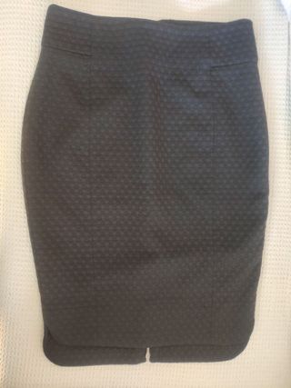 FALDA TUBO NEGRA MASSIMO DUTTI-  T-36