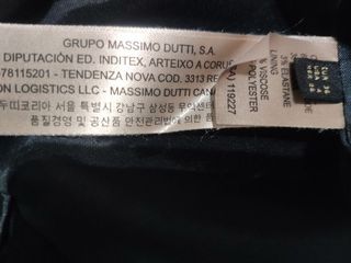 FALDA TUBO NEGRA MASSIMO DUTTI-  T-36