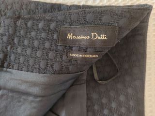 FALDA TUBO NEGRA MASSIMO DUTTI-  T-36