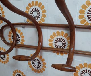 Perchero de pared vintage restaurado