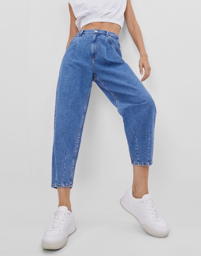 Vaqueros ballon Bershka