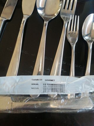 Cubiertos desde 0,50€