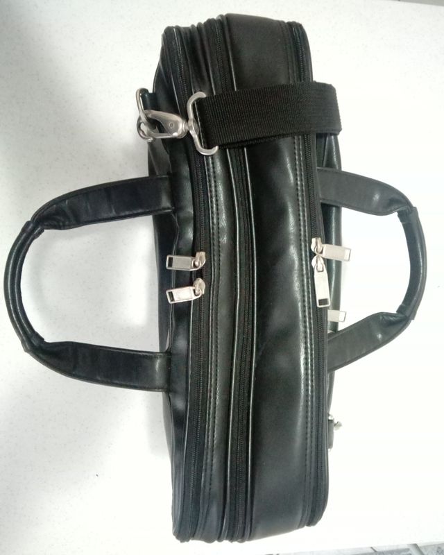 Borsa ufficio portatile in pelle misura grande