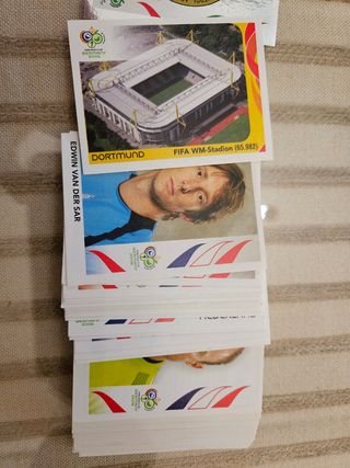 Lote de 368 cromos Mundial futbol Panini 