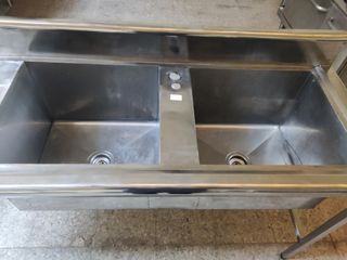 FREGADERO PILA INDUSTRIAL INOX 1'8M
