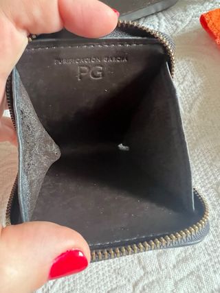 cartera negra Purificacion Garcia