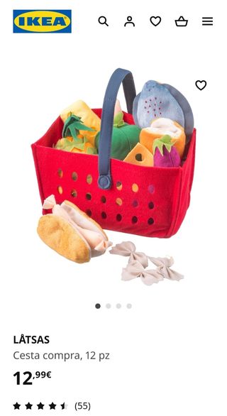 Cesta compra Ikea niñ@s