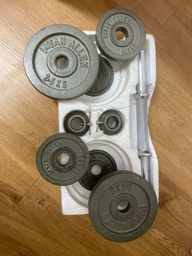 pesas van allen dumbel set