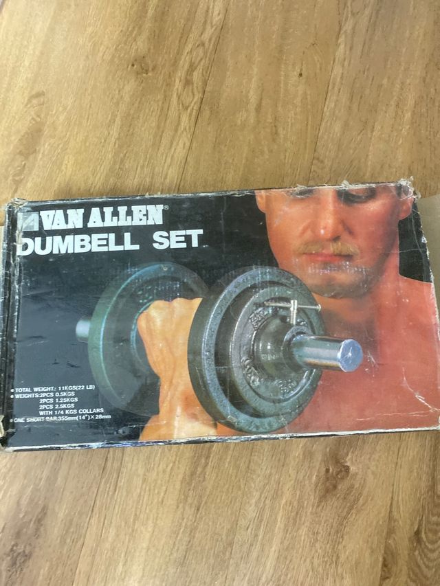 pesas van allen dumbel set