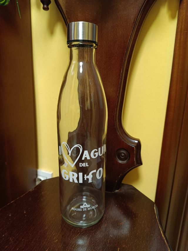 Botella agua vidrio Aguas de Murcia