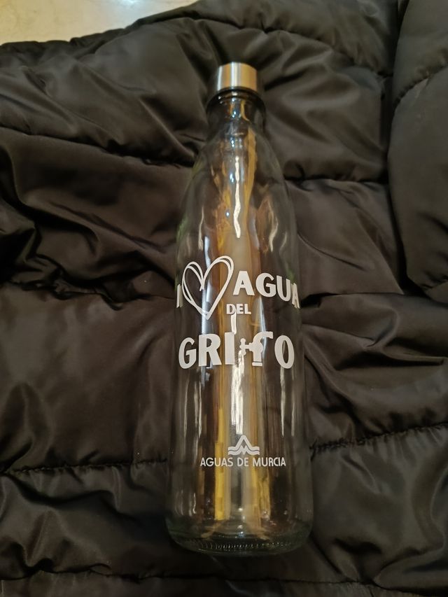 Botella agua vidrio Aguas de Murcia