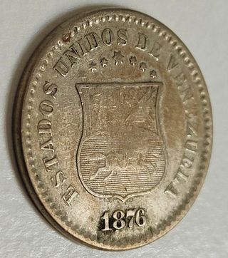1 centavo de venezolano 1876 - Venezuela