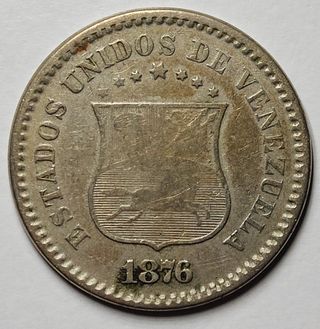 1 centavo de venezolano 1876 - Venezuela