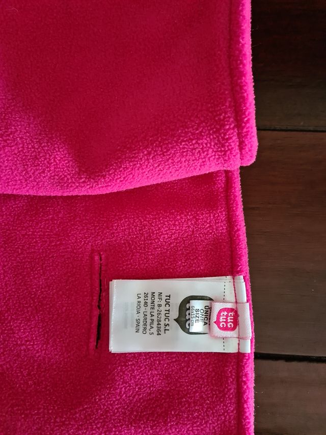 Conjunto gorro bebé talla 48 cm y bufanda Tuc Tuc