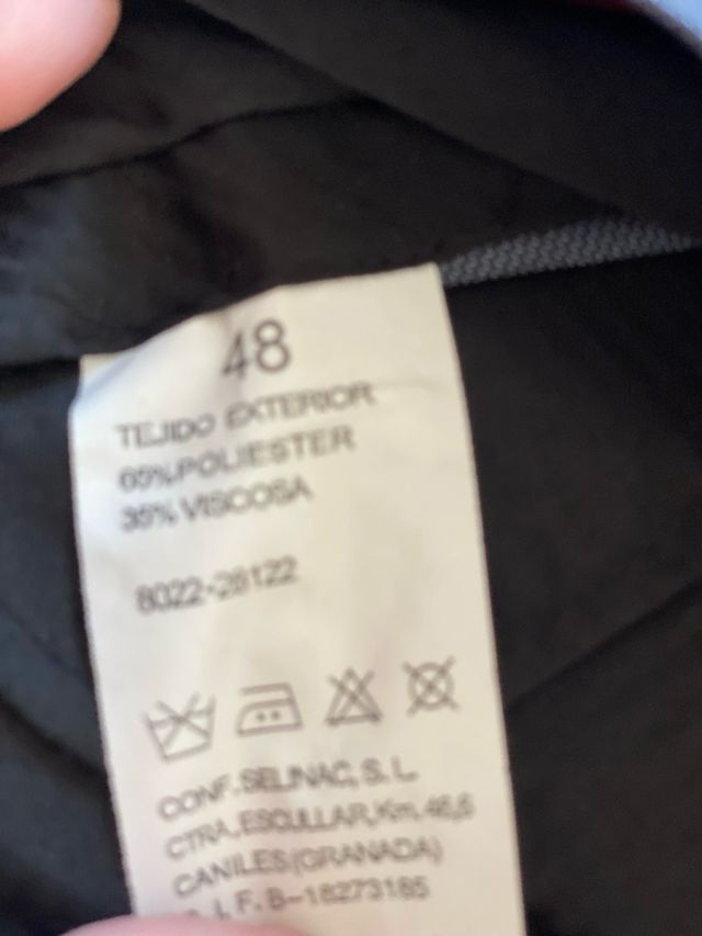 Traje clasico hombre