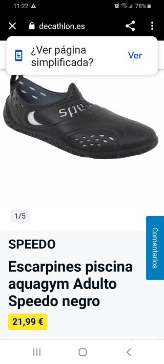 Escarpines 39 SPEEDO