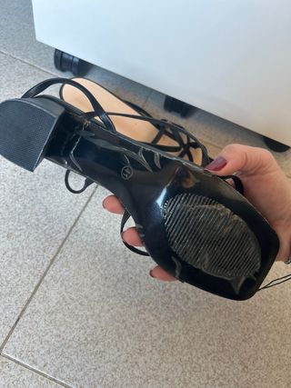 Zapatos negros tacón nuevos a estrenar