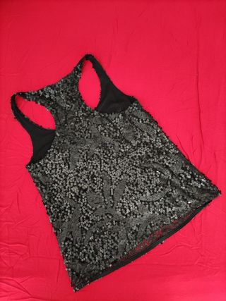 Top de lentejuelas de Zara