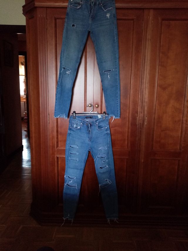 PANTALONES VAQUEROS DE BERSHKA