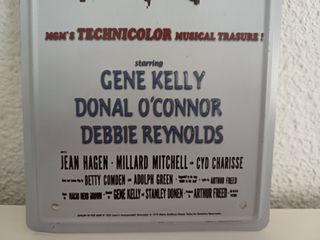 Placa Singin' in the rain.